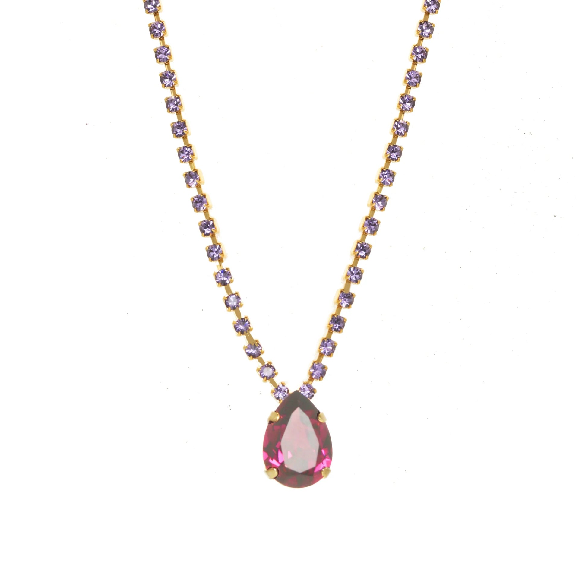 TOVA Milli Necklace in Earth, Wind & Fire Tanzanite/Amethyst at ooh la la! in Grapevine TX 76051
