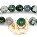 The Fahlo Wander Bracelet - Sloth in rainforest green at ooh la la! in Grapevine TX 76051