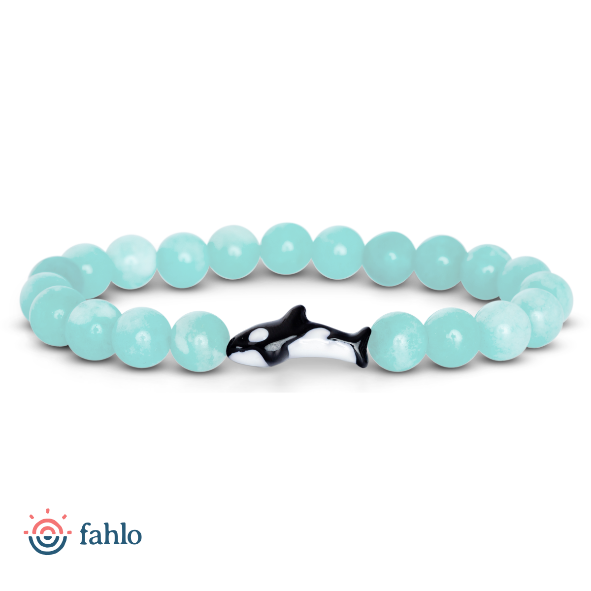 Fahlo Cruise Bracelet – Orca Tracking Bracelet in seafoam - retail store exclusive - at ooh la la!
 in Grapevine TX 76051