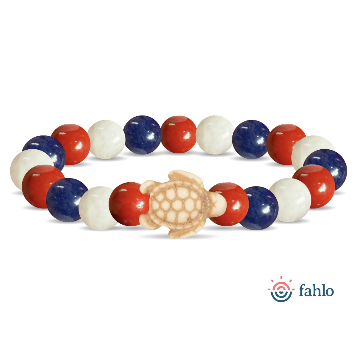 Fahlo The Journey Bracelet - Turtle in sky stone at ooh la la in Grapevine TX 76051