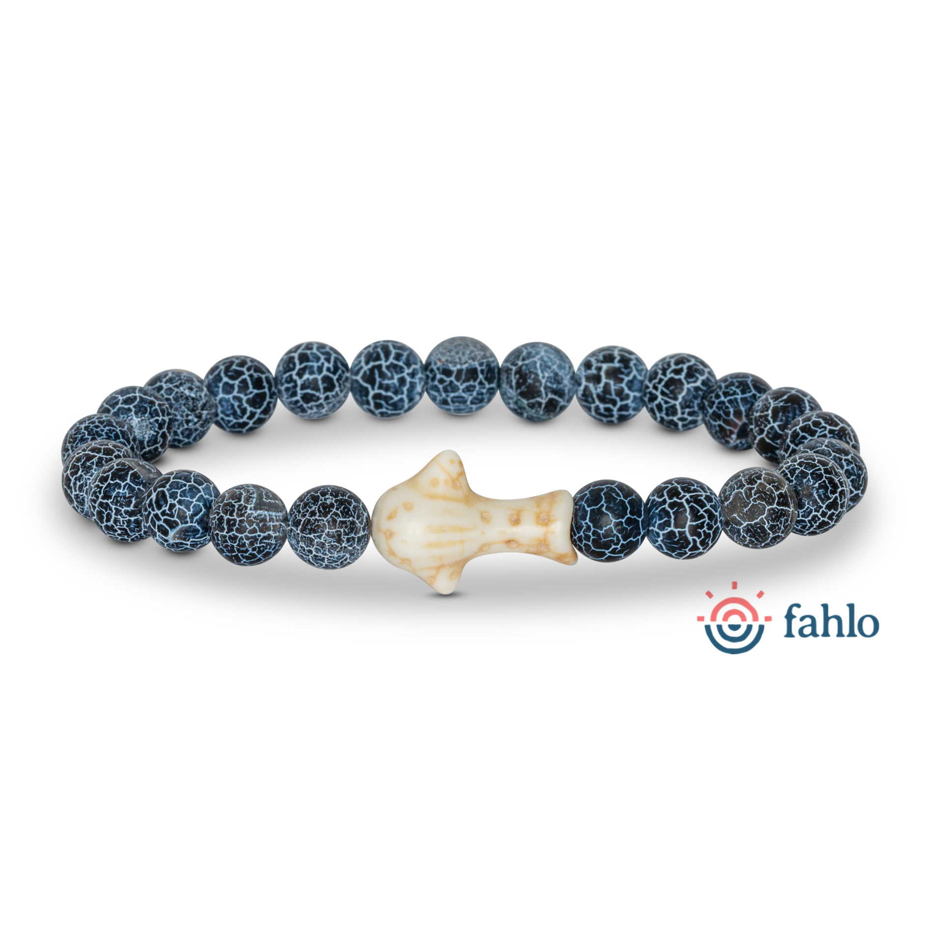 The Fahlo Quest Bracelet - Whale Shark in deep blue at ooh la la! in Grapevine TX 76051