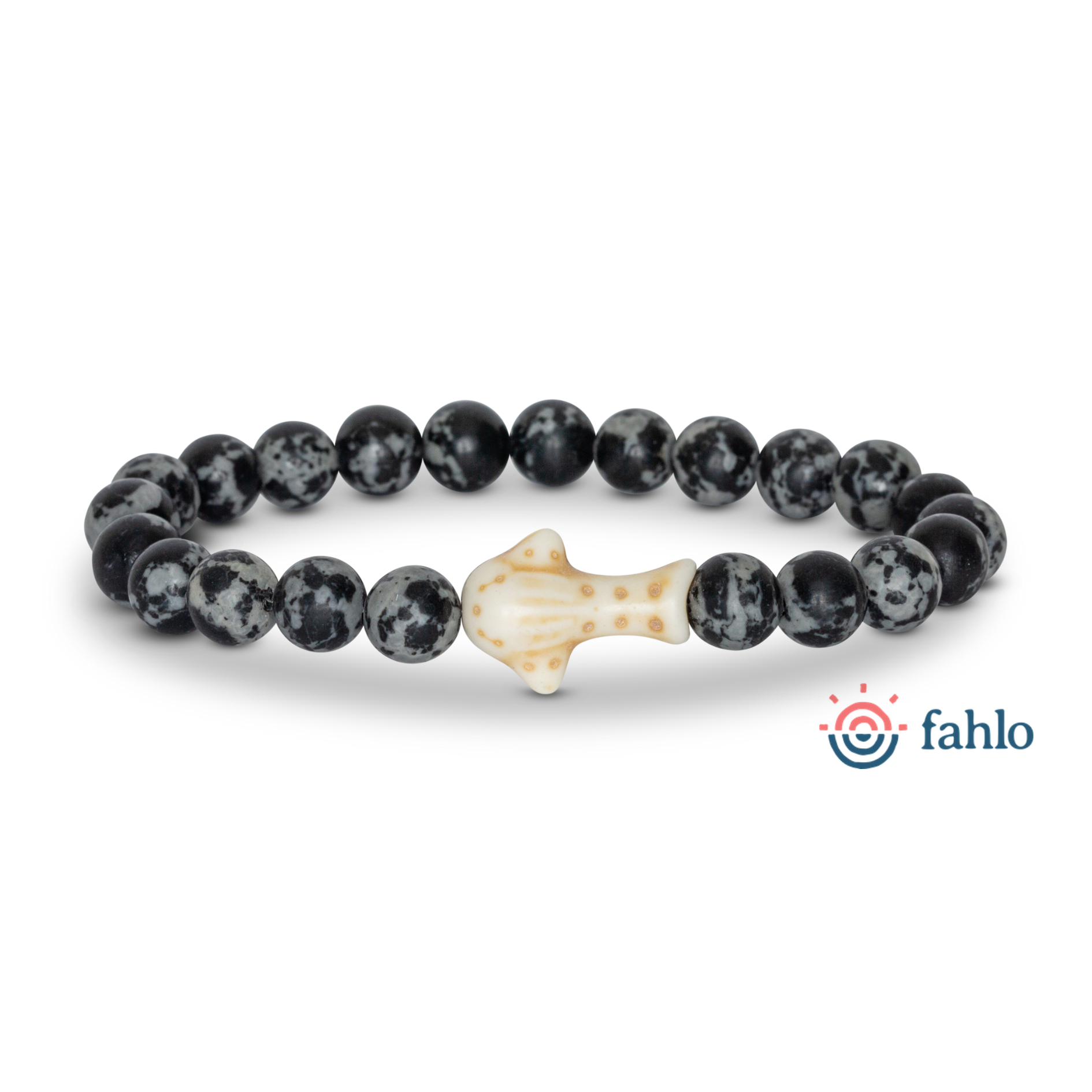 The Fahlo Quest Bracelet - Whale Shark in ocelli stone at ooh la la! in Grapevine TX 76051