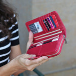 Eleanor Wallet in red at ooh la la in Grapevine TX 76051