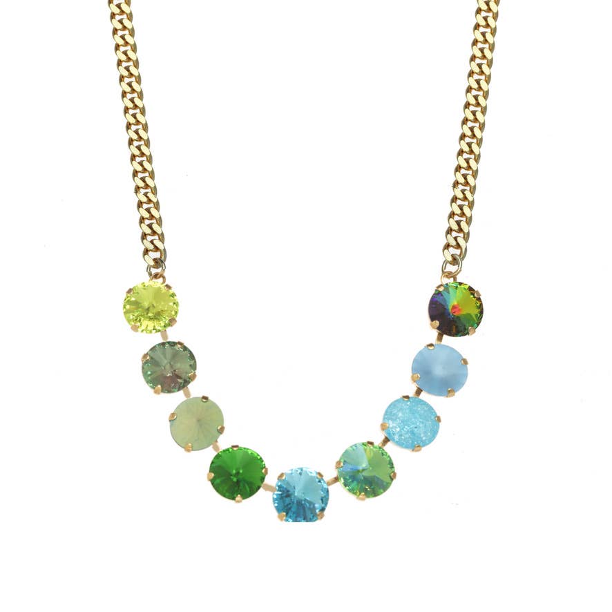 TOVA Mini Sofia Necklace - Blue/Green Mix at ooh la la! in Grapevine TX 76051