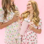 Fruit Cocktail Pajamas Short Set with Ruffle at ooh la la! in Grapevine TX 76051