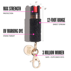 Sparkly Keychain Pepper Spray at ooh la la! in Grapevine TX 76051