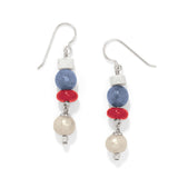 Brighton Americana Beach French Wire Earrings at ooh la la! in Grapevine TX 76051