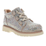 Corky's Campfire Rhinestone Bootie covered in sparkling crystals with lug sole at ooh la la! in Grapevine TX 76051