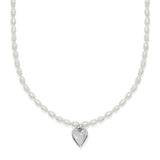 Brighton Cascade Embrace Pearl Heart Necklace