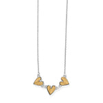 Brighton Cascade Heart Trio Necklace at ooh la la! in Grapevine TX 76051