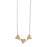 Brighton Cascade Heart Trio Necklace at ooh la la! in Grapevine TX 76051