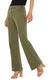 Liverpool Hannah Flare in Spanish Olive at ooh la la! in Grapevine TX 76051