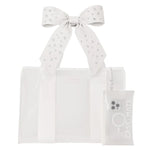 Bow Tote with Phone Pouch in ivory pearl at ooh la la! in Grapevine TX 76051