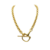 Equestrian Horse Bit Toggle Necklace