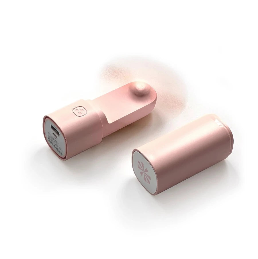 Tech Candy Easy Breezy - Portable Fan and Power Bank in pink at ooh la la! in Grapevine TX 76051