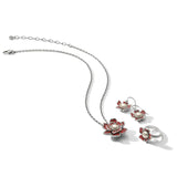 Brighton Everbloom Pearl Ruby Necklace at ooh la la! in Grapevine TX 76051