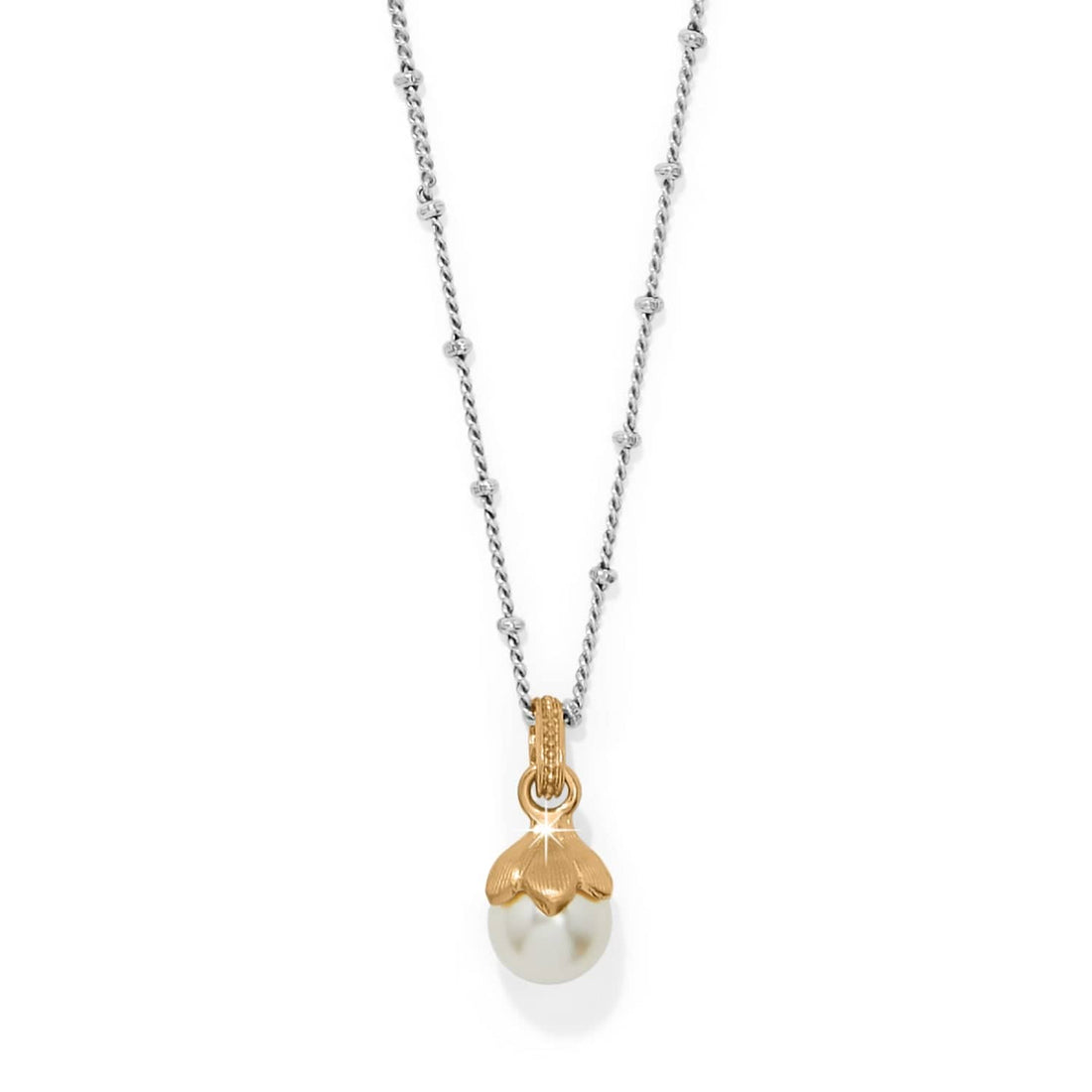 Brighton Everbloom Pearl Petite Necklace at Ooh La La! in Grapevine TX 76051