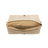 Joy Susan Everly Organizer Flap Crossbody in Ivory at ooh la la! in Grapevine TX 76051