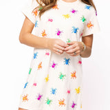 Queen of Sparkles Ivory Multi Beaded Spider Dress at ooh la la! in Grapevine TX 76051
