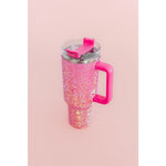 Rhinestone 40oz Tumbler in hot pink at ooh la la! in Grapevine TX 76051