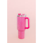 Rhinestone 40oz Tumbler in hot pink at ooh la la! in Grapevine TX 76051