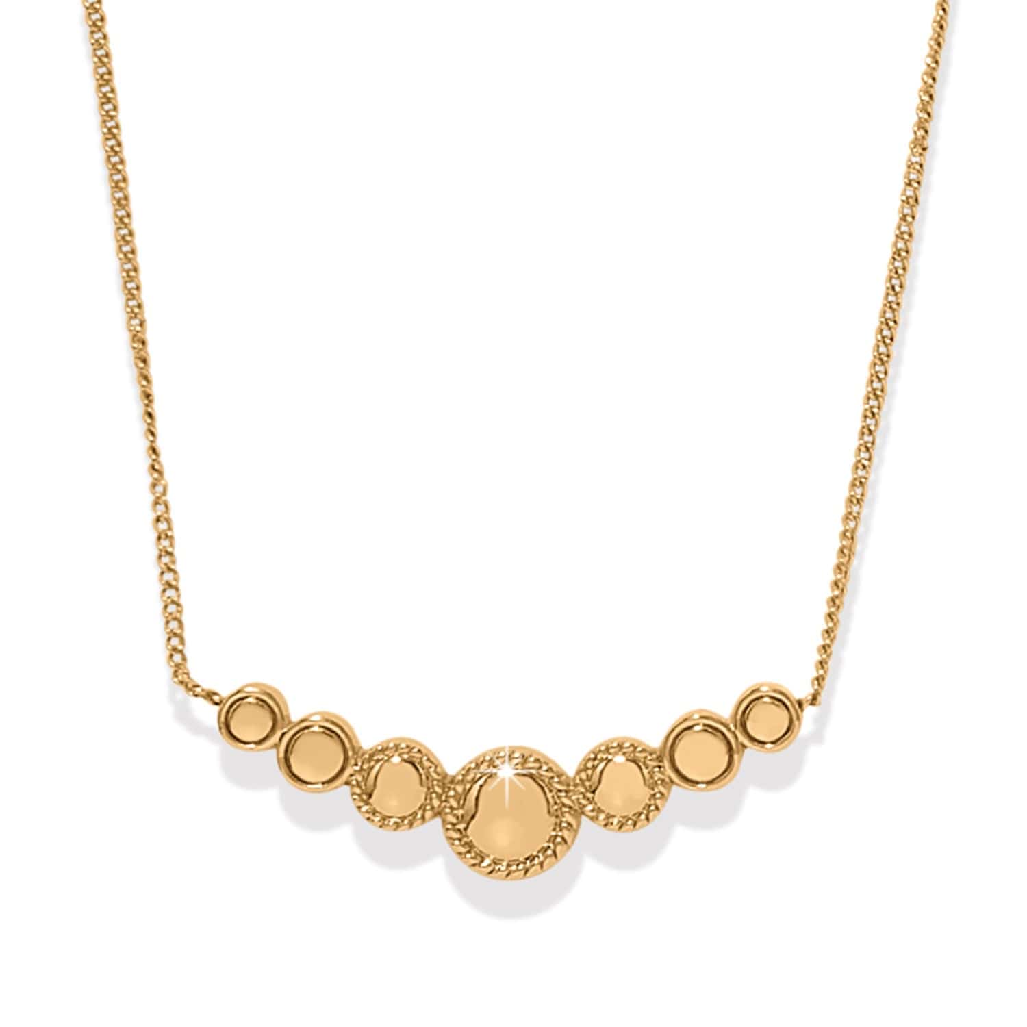 Brighton Illumina Celeste Bar Gold Necklace at Ooh La La! in Grapevine TX 76051