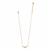 Brighton Illumina Celeste Bar Gold Necklace at Ooh La La! in Grapevine TX 76051