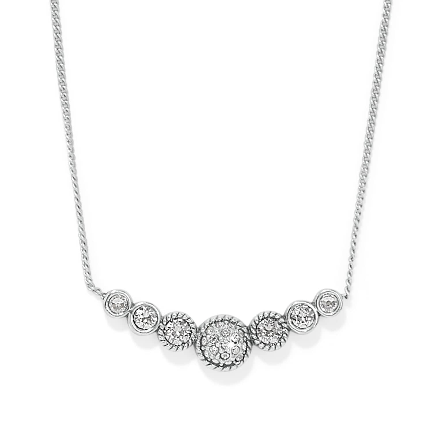 Brighton Illumina Celeste Bar Silver Necklace at Ooh La La! in Grapevine TX 76051