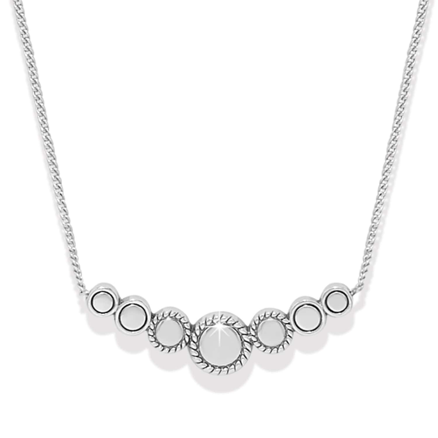 Brighton Illumina Celeste Bar Silver Necklace at Ooh La La! in Grapevine TX 76051