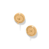 Brighton Illumina Celeste Gold Dome Post Earrings at Ooh La La! in Grapevine TX 76051