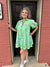 Queen of Sparkles Mint Under the Sea Pouf Sleeve Dress at ooh la la! in Grapevine TX 76051