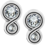 Brighton Infinity Sparkle Post Earrings at ooh la la! in Grapevine TX 76051