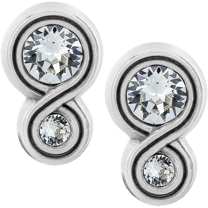 Brighton Infinity Sparkle Post Earrings at ooh la la! in Grapevine TX 76051