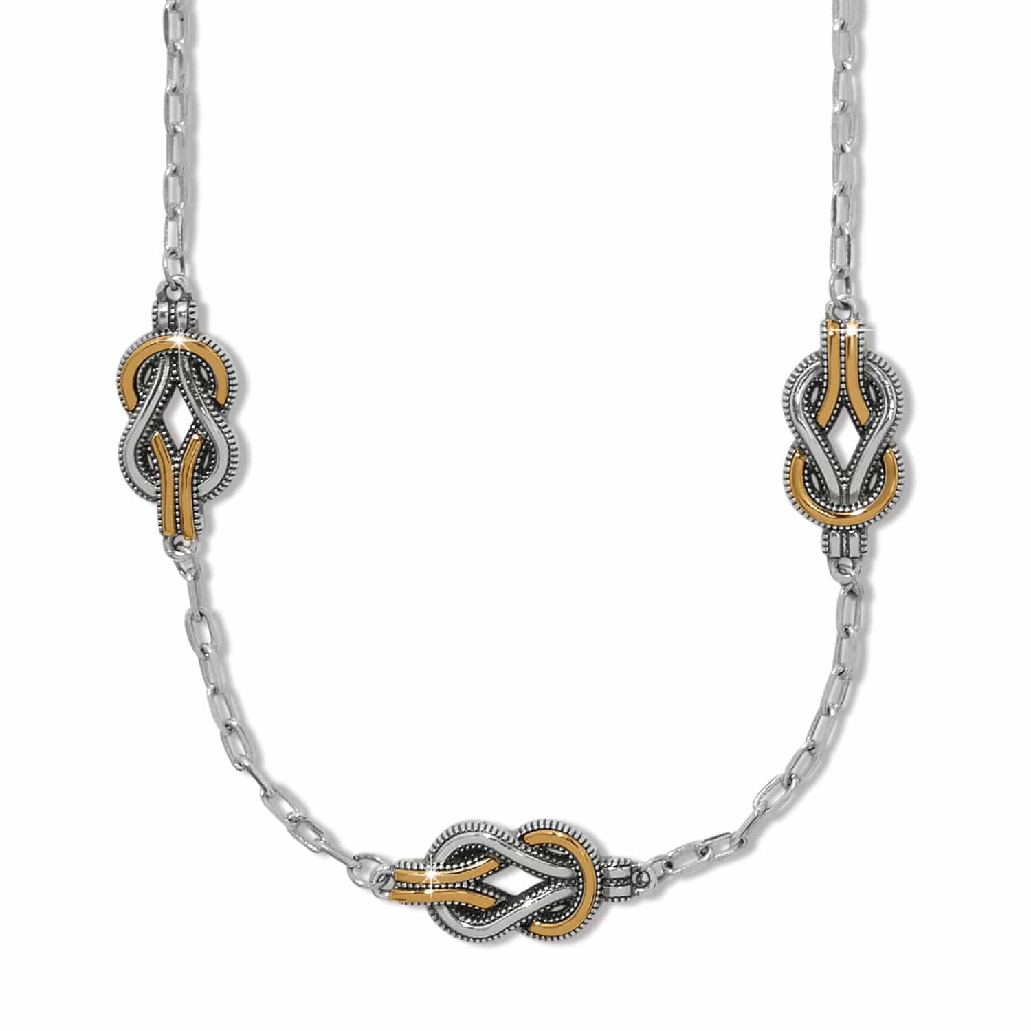 Brighton Interlok Harmony Trio Necklace at Ooh La La! in Grapevine TX 76051