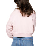 Queen of Sparkles Pearl & Chain Valentine's Day Charm Necklace Sweatshirt at ooh la la! in Grapevine TX 76051