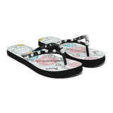 Brighton flip flops, Paris Blooms sandals, designer jewel flip flops, Fashionista Collection shoes, pearl accented sandals, comfortable arch support flip flops, Parisian print footwear, luxury rubber sandals at ooh la la! in Grapevine TX 76051
