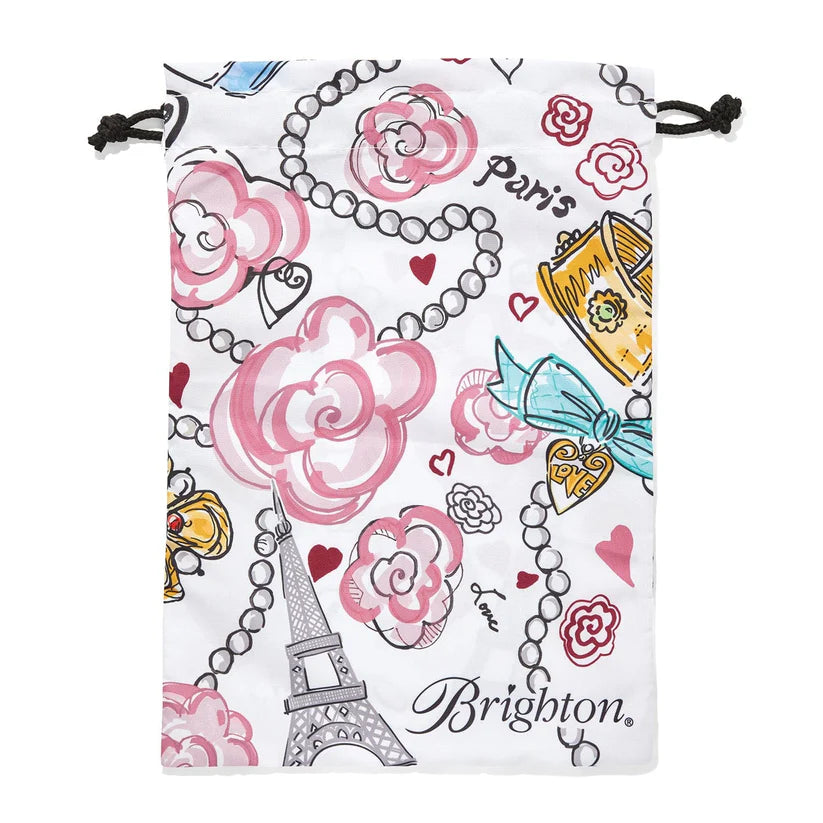 Brighton flip flops, Paris Blooms sandals, designer jewel flip flops, Fashionista Collection shoes, pearl accented sandals, comfortable arch support flip flops, Parisian print footwear, luxury rubber sandals at ooh la la! in Grapevine TX 76051
