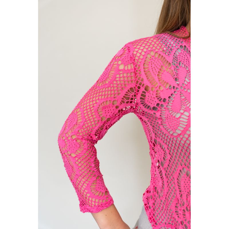 Shrug Cardigan - Laser Cut - Multiple Colors