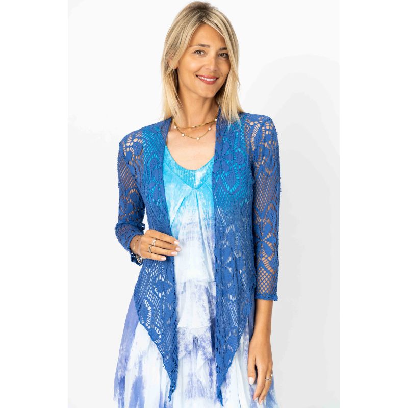 Shrug Cardigan - Laser Cut - Multiple Colors