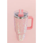 Rhinestone 40oz Tumbler in light pink at ooh la la! in Grapevine TX 76051