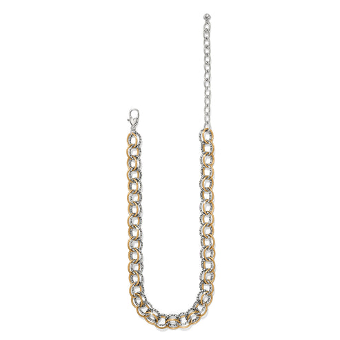 Brighton Pebble Link 2-Tone Necklace