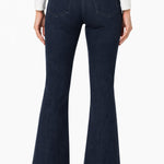 Liverpool Hannah Flare 32" Jean with Scattered Blue Crystals - WINTER GLOW back view