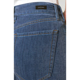 Close-up back pocket detail of Liverpool Dreamer Relaxed Wide Leg Jeans in medium blue wash