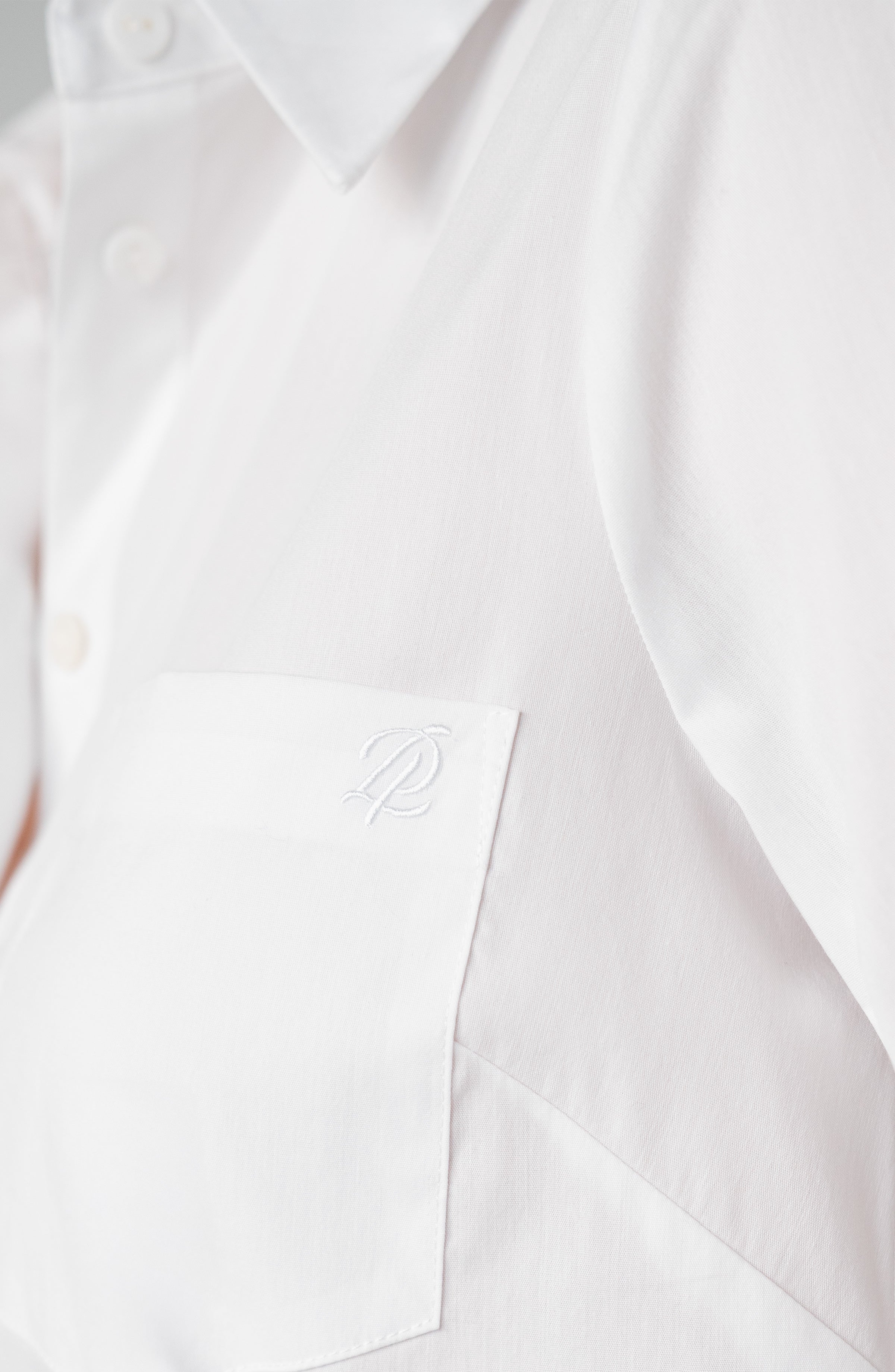 Liverpool Classic White Blouse with Statement Cuff - WHITE, alternate view