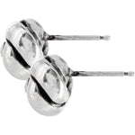 Brighton Love Me Knot silver mini post earrings with twisted knot design