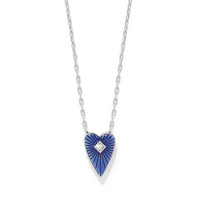 Brighton Love Messages B You Blue Necklace at ooh la la! in Grapevine TX 76051