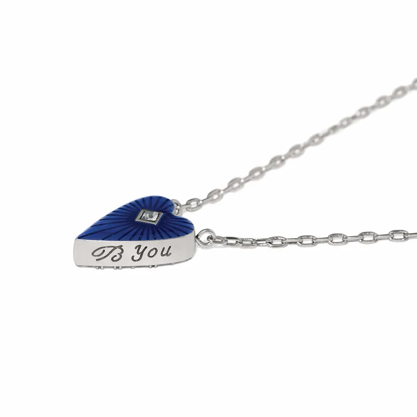 Brighton Love Messages B You Blue Necklace at ooh la la! in Grapevine TX 76051