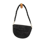 Joy Susan Luna Crescent Crossbody in black at ooh la la! in Grapevine TX 76051