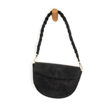 Joy Susan Luna Crescent Crossbody in black at ooh la la! in Grapevine TX 76051