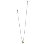 Brighton Meridian Aurora Petite Necklace in Silver Gold at ooh la la! in Grapevine TX 76051